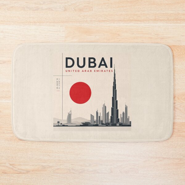 Item preview, Dubai swiss style poster designed and sold by CMYKStudio.
