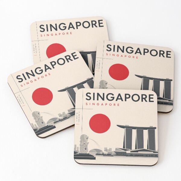 Item preview, Singapore swiss style poster designed and sold by CMYKStudio.