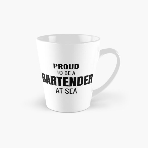 Item preview, Proud to be a Bartender at Sea (Black) designed and sold by ShipCrewNation.