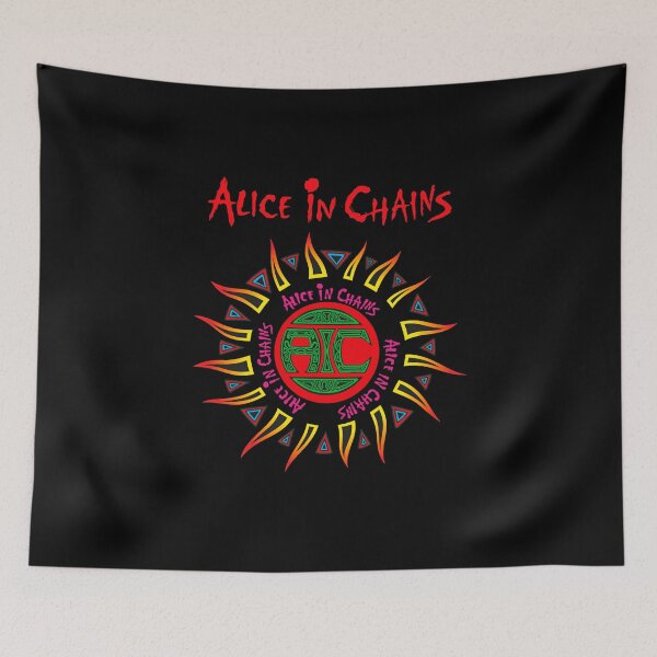 Item preview, Alice in Chains Psychedelic Sunburst Art designed and sold by interdesigner.