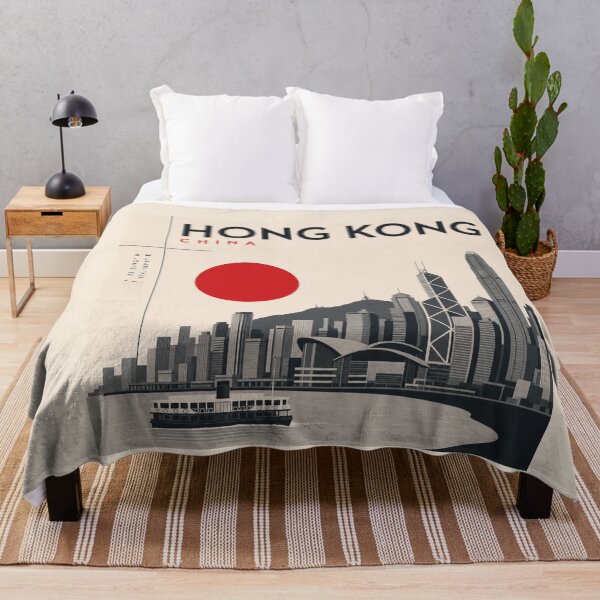 Item preview, Hong Kong swiss style poster designed and sold by CMYKStudio.