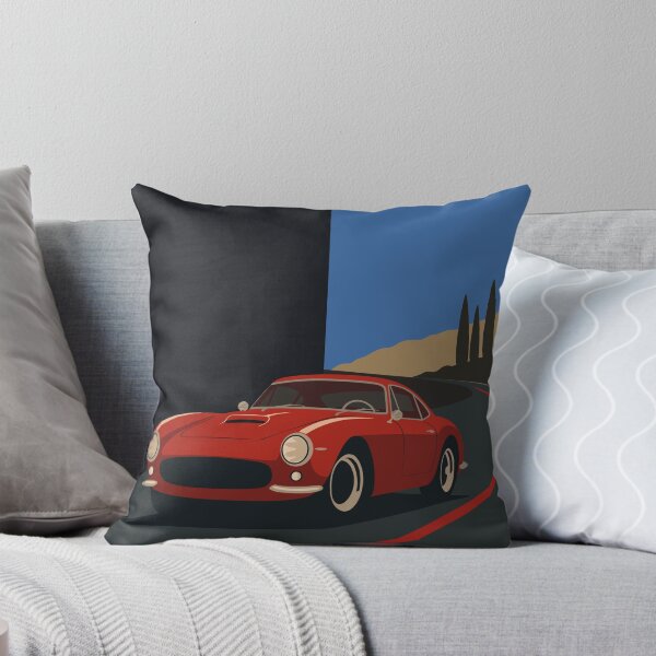 Item preview, Vintage Italian Racing Car Art | Red Menace 1960s | Minimalist Ferrari Decor | Vintage Automotive Print designed and sold by Studio pod Burom.