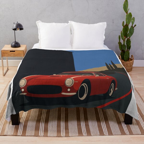 Item preview, Vintage Italian Racing Car Art | Red Menace 1960s | Minimalist Ferrari Decor | Vintage Automotive Print designed and sold by Studio pod Burom.