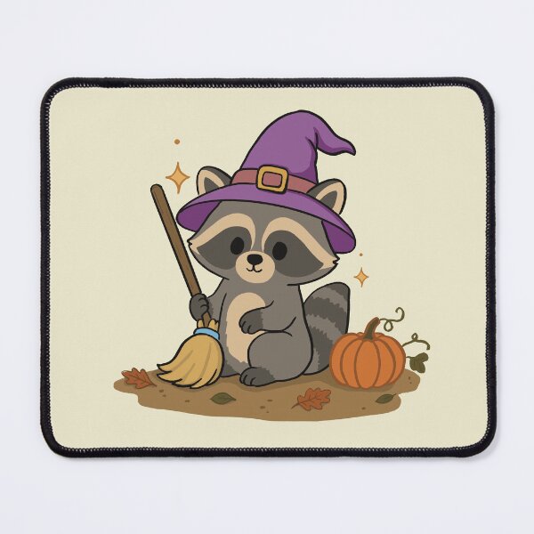 Item preview, Witchy raccoon designed and sold by TJsFoxDen.