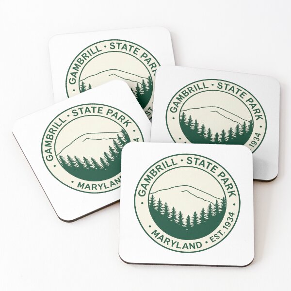 Item preview, Gambrill State Park Maryland Minimalist Mountain Silhouette designed and sold by JIGUWORLD.