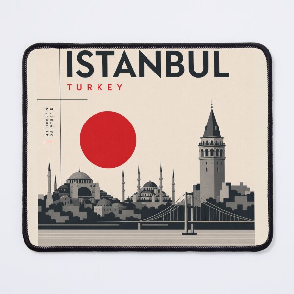 Item preview, Istanbul swiss style poster designed and sold by CMYKStudio.