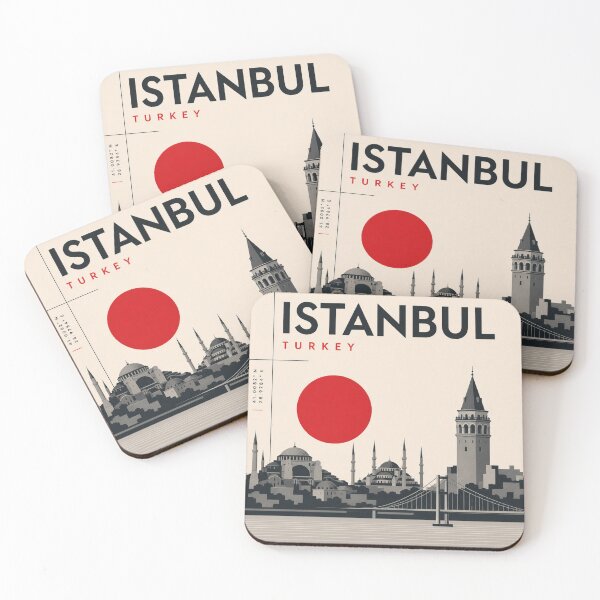 Item preview, Istanbul swiss style poster designed and sold by CMYKStudio.
