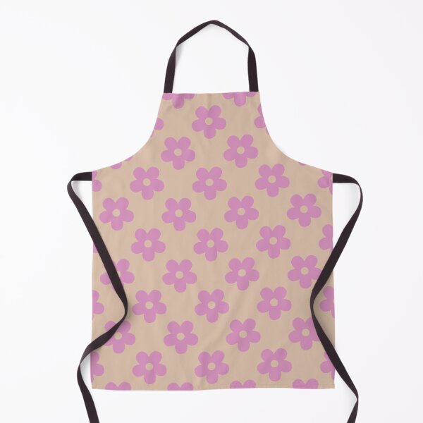 Item preview, Pink Floral Pattern | Retro Pink Flowers on Beige Floral Design | Preppy Pink Flower Pattern | Coquette Pink and Beige Floral Seamless Pattern | Vintage Beige and Pink Flowers Pattern designed and sold by VivaFy.