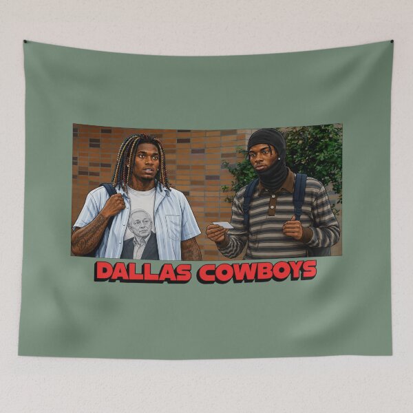 Item preview, CeeDee Lamb & George Pickens – Dallas Cowboys Superbad Parody designed and sold by 998lc.