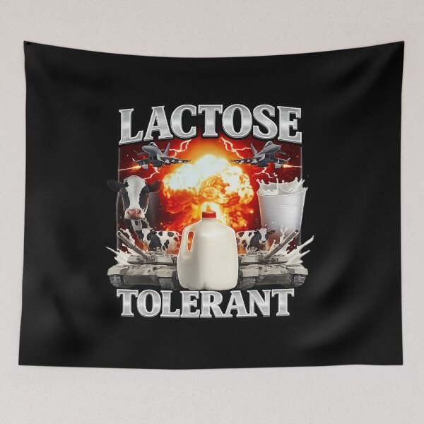 Item preview, lactose tolerant designed and sold by itswallcraft.