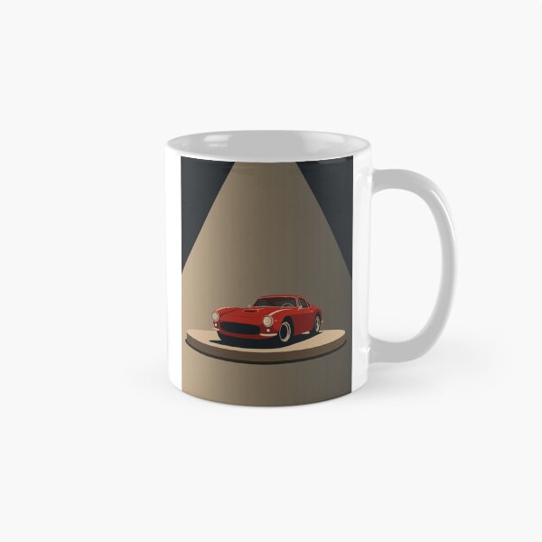 Item preview, Vintage Italian Racing Car Art | Red Menace 1960s  | Minimalist Automotive Illustration designed and sold by Studio pod Burom.