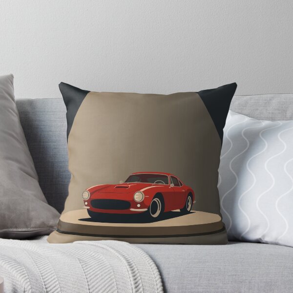 Item preview, Vintage Italian Racing Car Art | Red Menace 1960s  | Minimalist Automotive Illustration designed and sold by Studio pod Burom.