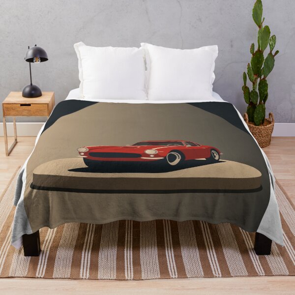 Item preview, Vintage Italian Racing Car Art | Red Menace 1960s | Minimalist Automotive Illustration designed and sold by Studio pod Burom.