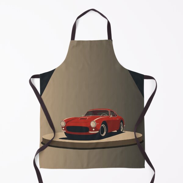 Item preview, Vintage Italian Racing Car Art | Red Menace 1960s | Minimalist Automotive Illustration designed and sold by Studio pod Burom.
