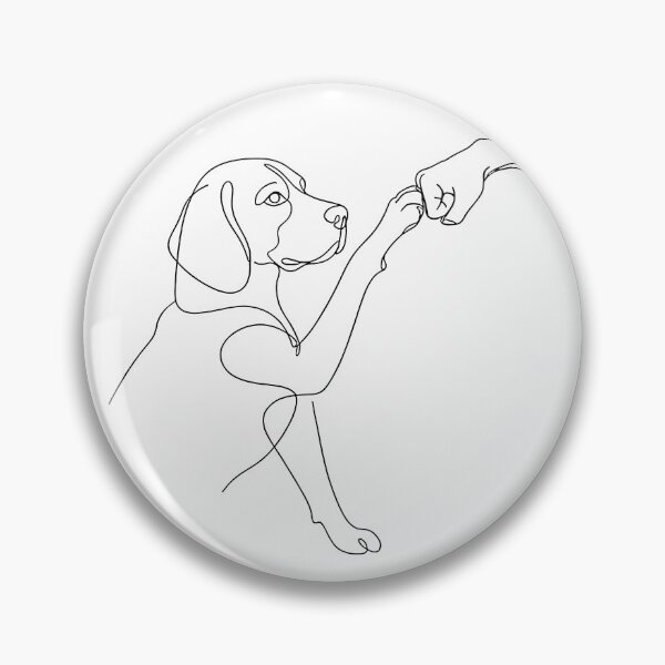 Item preview, Paw & Fist Bump Dog Lover Tee – Beagle Owner Friendship designed and sold by CanvasKitchen.