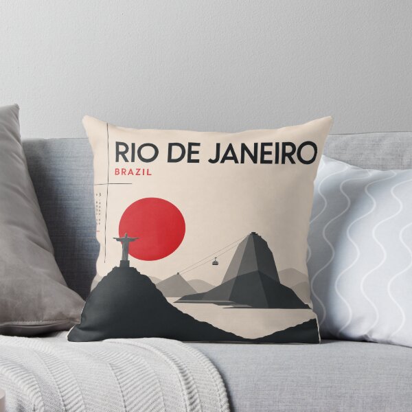 Item preview, Rio de Janeiro swiss style poster designed and sold by CMYKStudio.