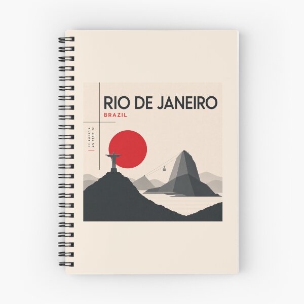 Item preview, Rio de Janeiro swiss style poster designed and sold by CMYKStudio.