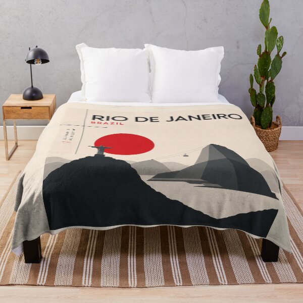 Item preview, Rio de Janeiro swiss style poster designed and sold by CMYKStudio.