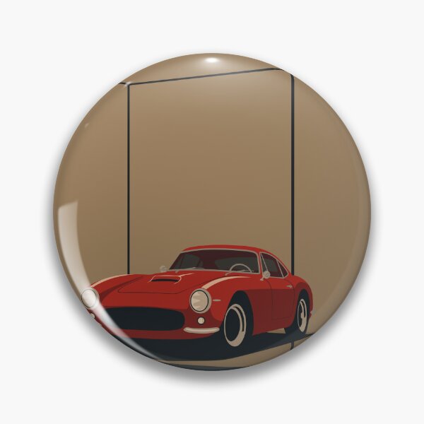 Item preview, Vintage Italian Racing Car Art | Red Menace 1960s |t | Minimalist Automotive Illustration | Retro Car Enthusiast Print designed and sold by Studio pod Burom.