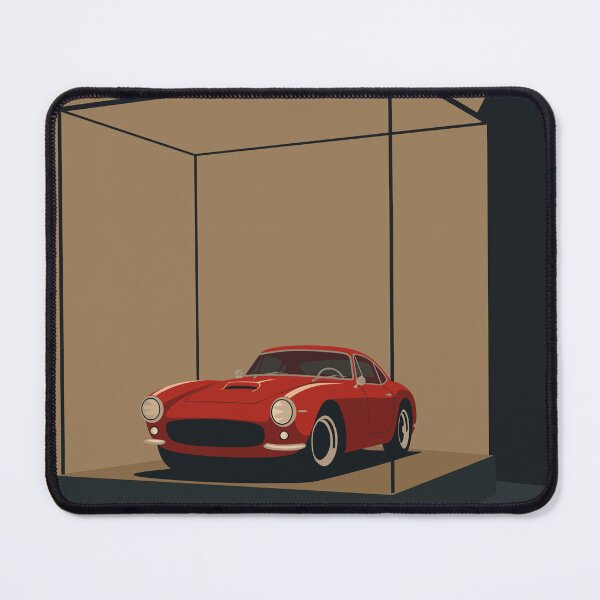 Item preview, Vintage Italian Racing Car Art | Red Menace 1960s |t | Minimalist Automotive Illustration | Retro Car Enthusiast Print designed and sold by Studio pod Burom.