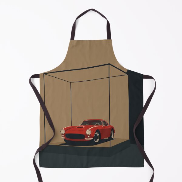 Item preview, Vintage Italian Racing Car Art | Red Menace 1960s |t | Minimalist Automotive Illustration | Retro Car Enthusiast Print designed and sold by Studio pod Burom.