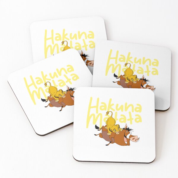 Item preview, Hakuna Matata Cute Lion Cub Warthog Retro Graphic designed and sold by Krasnovaovaova.