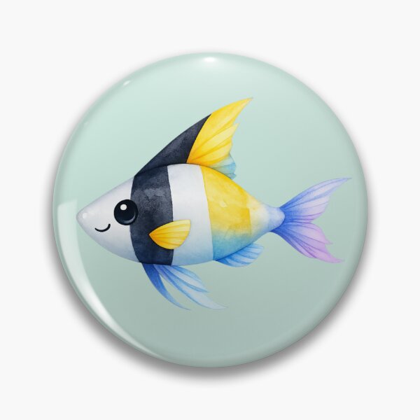 Item preview, Angelfish Watercolor designed and sold by DariaCraft.