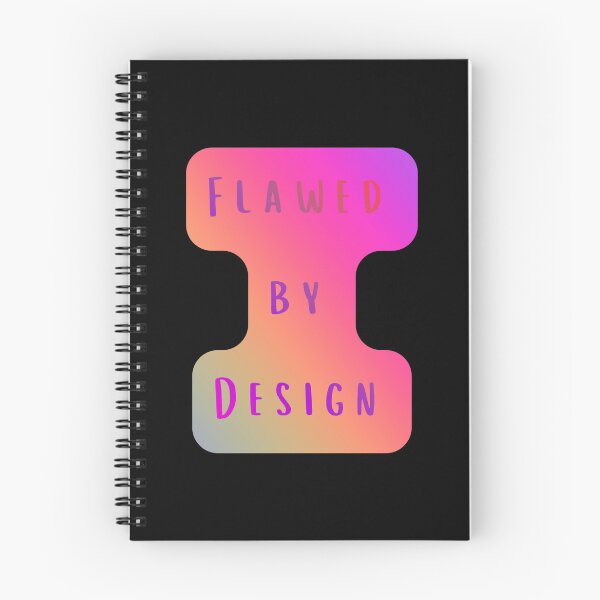 Item preview, Flawed by design, rainbow inscription designed and sold by silent-violin.