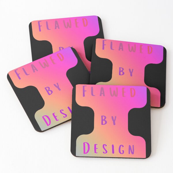 Item preview, Flawed by design, rainbow inscription designed and sold by silent-violin.