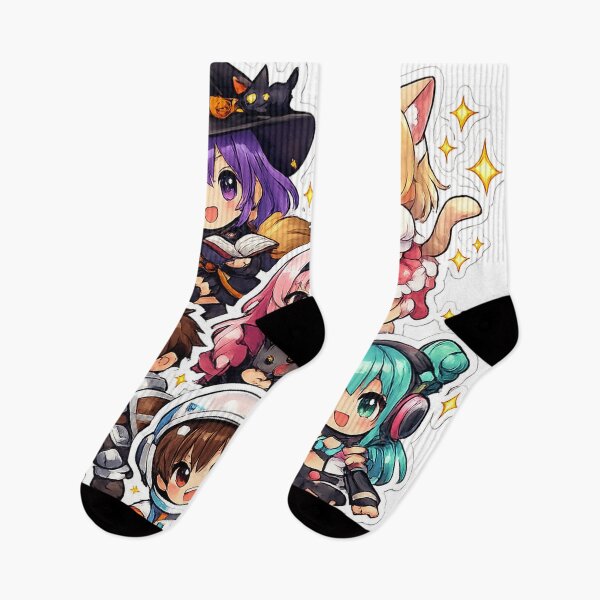 Item preview, Chibi Fantasy Characters Cute Anime Witch Cat Knight Space Design designed and sold by TM DESIGNS AND MORE.