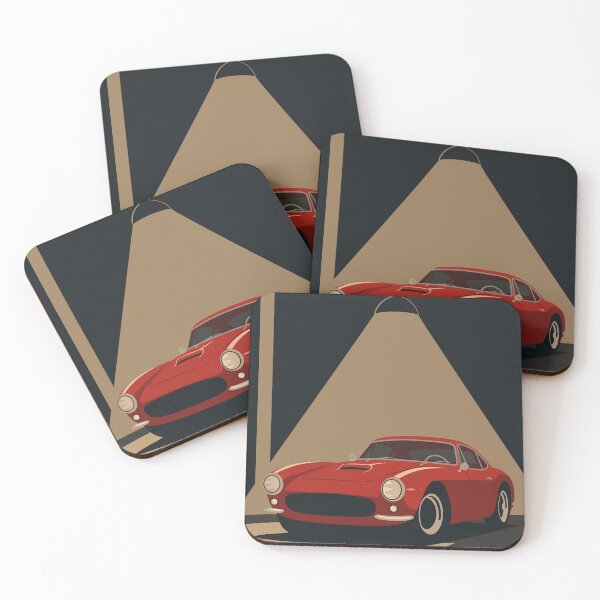 Item preview, Ferrari Classic Car Print, Vintage Ferrari Art, Minimalist Automotive Print, Luxury Sports Car Decor designed and sold by Studio pod Burom.