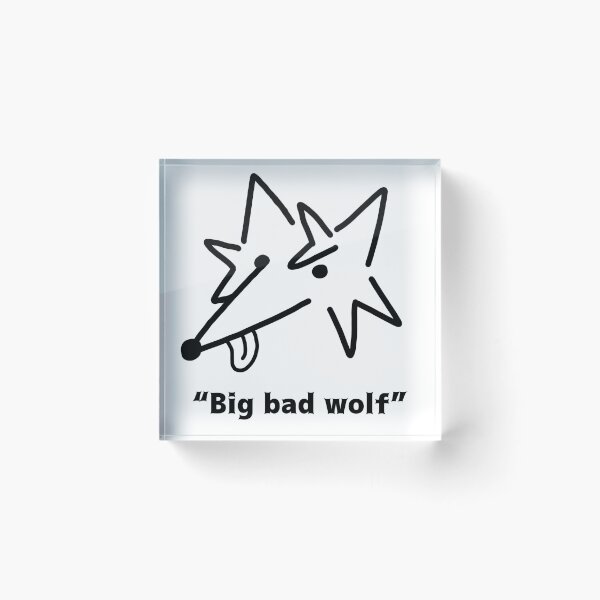 Item preview, “Big scary wolf” designed and sold by Pawsitive-Chaos.