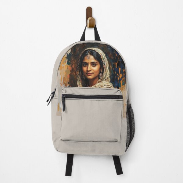 Item preview, Oil Painting Portrait of a South Asian Woman in Traditional clothing designed and sold by Lucia Amaris Art.