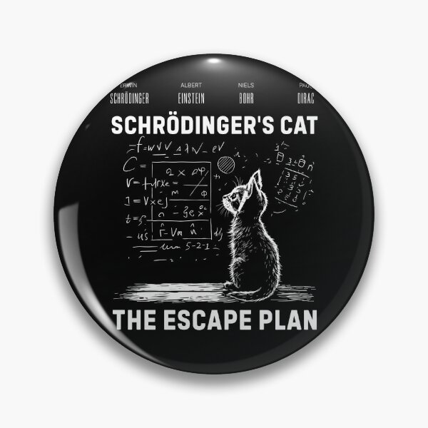 Item preview, Schrodingers Cat The Escape Plan Science Physics Graphic designed and sold by Krasnovaovaova.