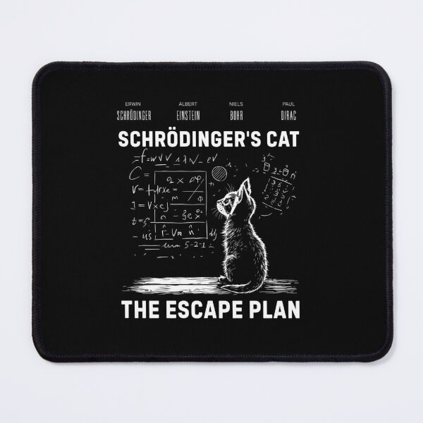 Item preview, Schrodingers Cat The Escape Plan Science Physics Graphic designed and sold by Krasnovaovaova.