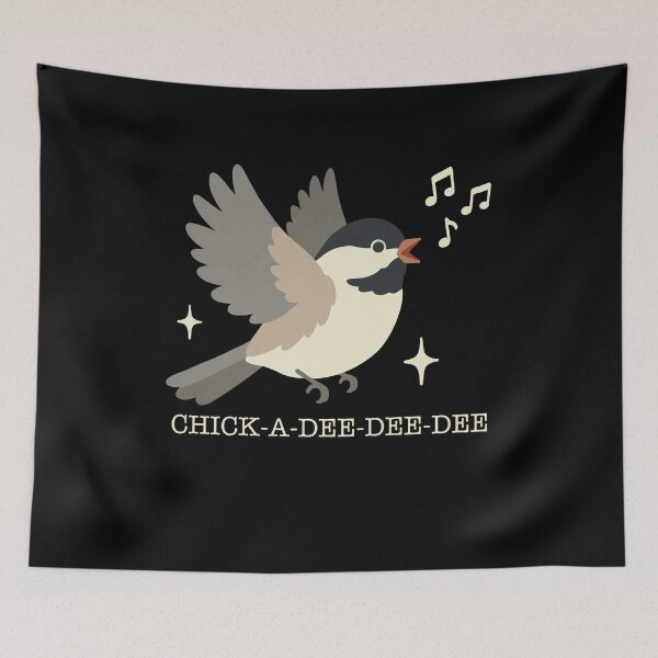 Item preview, Chick A Dee Dee Dee Cute Chickadee Bird designed and sold by FreshVibe Prints.
