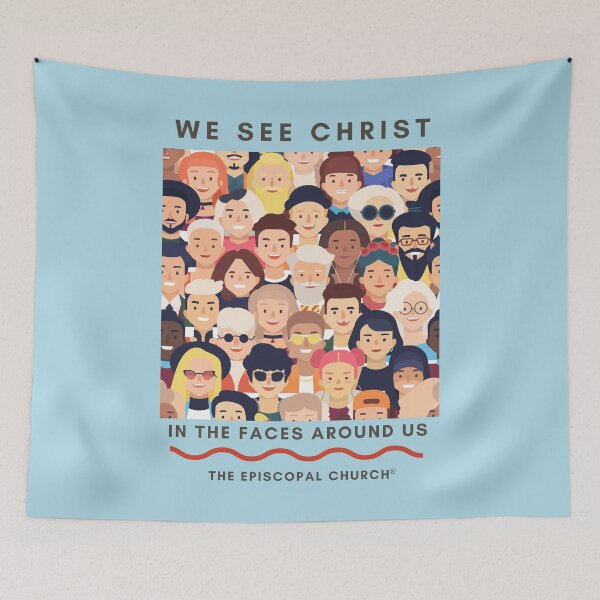 Item preview, We See Christ in the Faces Around Us - The Episcopal Church™ designed and sold by Canterbury Episcopal Campus Ministry at Texas Tech University .