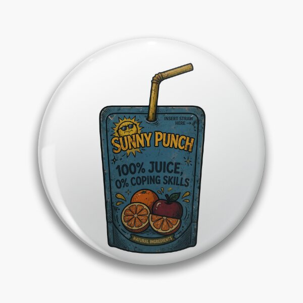 Item preview, Zillennial Sunny Punch Grunge Edition - 100% Juice 0% Coping Skills Vintage designed and sold by Neurospicy Trolls.