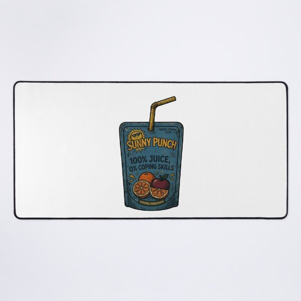 Item preview, Zillennial Sunny Punch Grunge Edition - 100% Juice 0% Coping Skills Vintage designed and sold by Neurospicy Trolls.