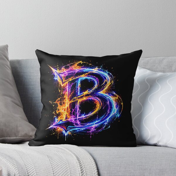 Item preview, Arcane Blaze Graffiti Letter B designed and sold by BlissBlvdShop.
