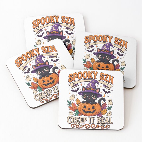 Item preview, Spooky Season Black Cat Pumpkin Halloween designed and sold by cameleon style.