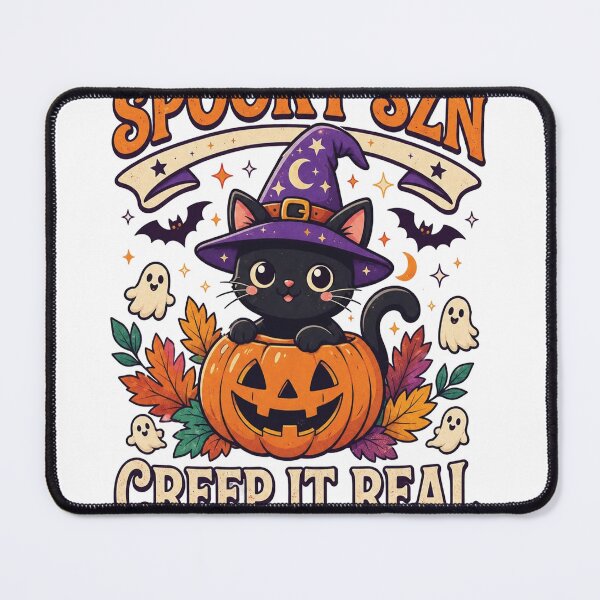 Item preview, Spooky Season Black Cat Pumpkin Halloween designed and sold by cameleon style.