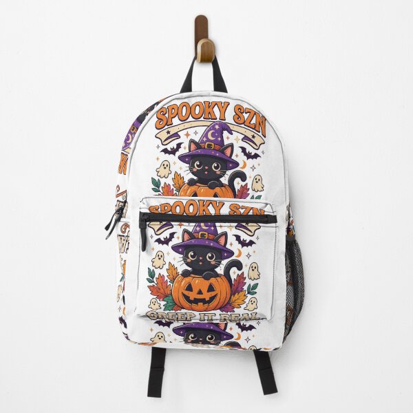 Item preview, Spooky Season Black Cat Pumpkin Halloween designed and sold by cameleon style.