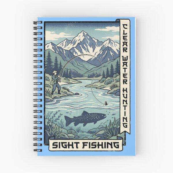 Item preview, Clear Water Sight Fishing - New Zealand Brown Trout Vintage Emblem designed and sold by ThirdShiftLab.