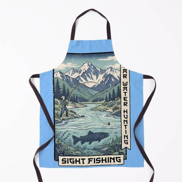Item preview, Clear Water Sight Fishing - New Zealand Brown Trout Vintage Emblem designed and sold by ThirdShiftLab.