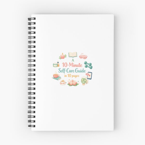 Item preview, 10 Minute Self Care Guide | Daily Self Care Routine ( PNG Instant Download ) designed and sold by AZ Atelier.