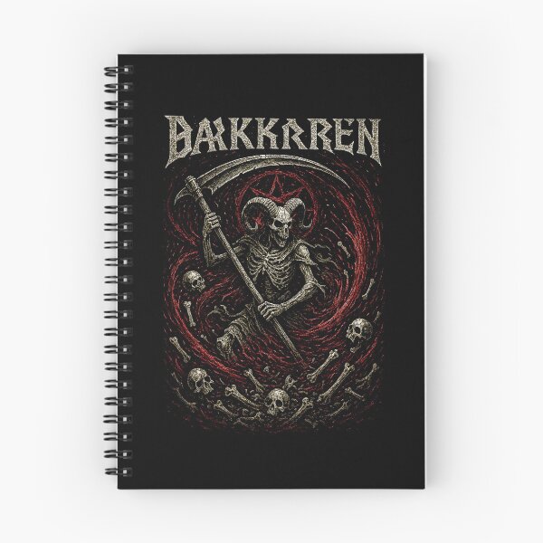 Item preview, Bakkkren Horned Reaper Dark Metal Art designed and sold by interdesigner.