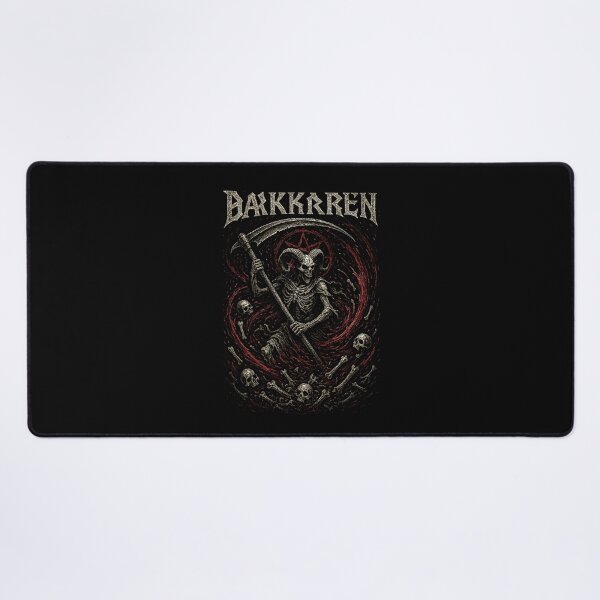 Item preview, Bakkkren Horned Reaper Dark Metal Art designed and sold by interdesigner.
