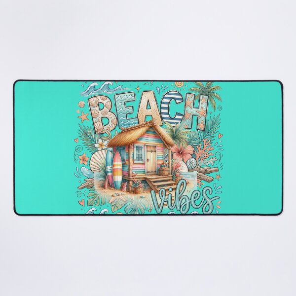 Item preview, Beach Vibes Beach House Ocean life salty life surf boards seashells sun and splash designed and sold by Lori Richardson.