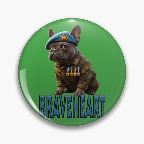 Item preview, FRENCH BULLDOG. ‘BRAVEHEART’ designed and sold by SmARTNiki.